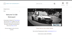Desktop Screenshot of cgbmotorsport.net